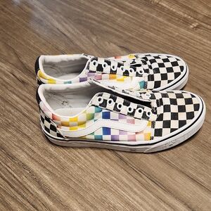 Vans Multicolor Checkerboard Sneakers
